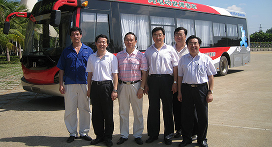 科隆與上海申沃合作純電動(dòng)大巴車(chē)海南跑車(chē)廠試車(chē)成功